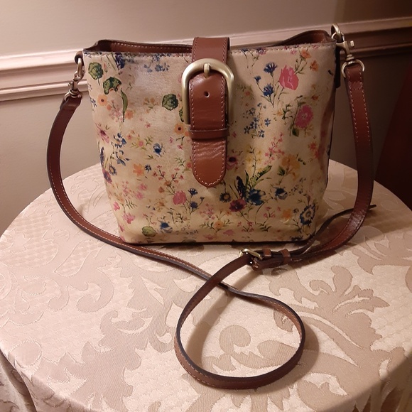 Patricia Nash Handbags - Patricia Nash Floral Leather Satchel/Should Bag